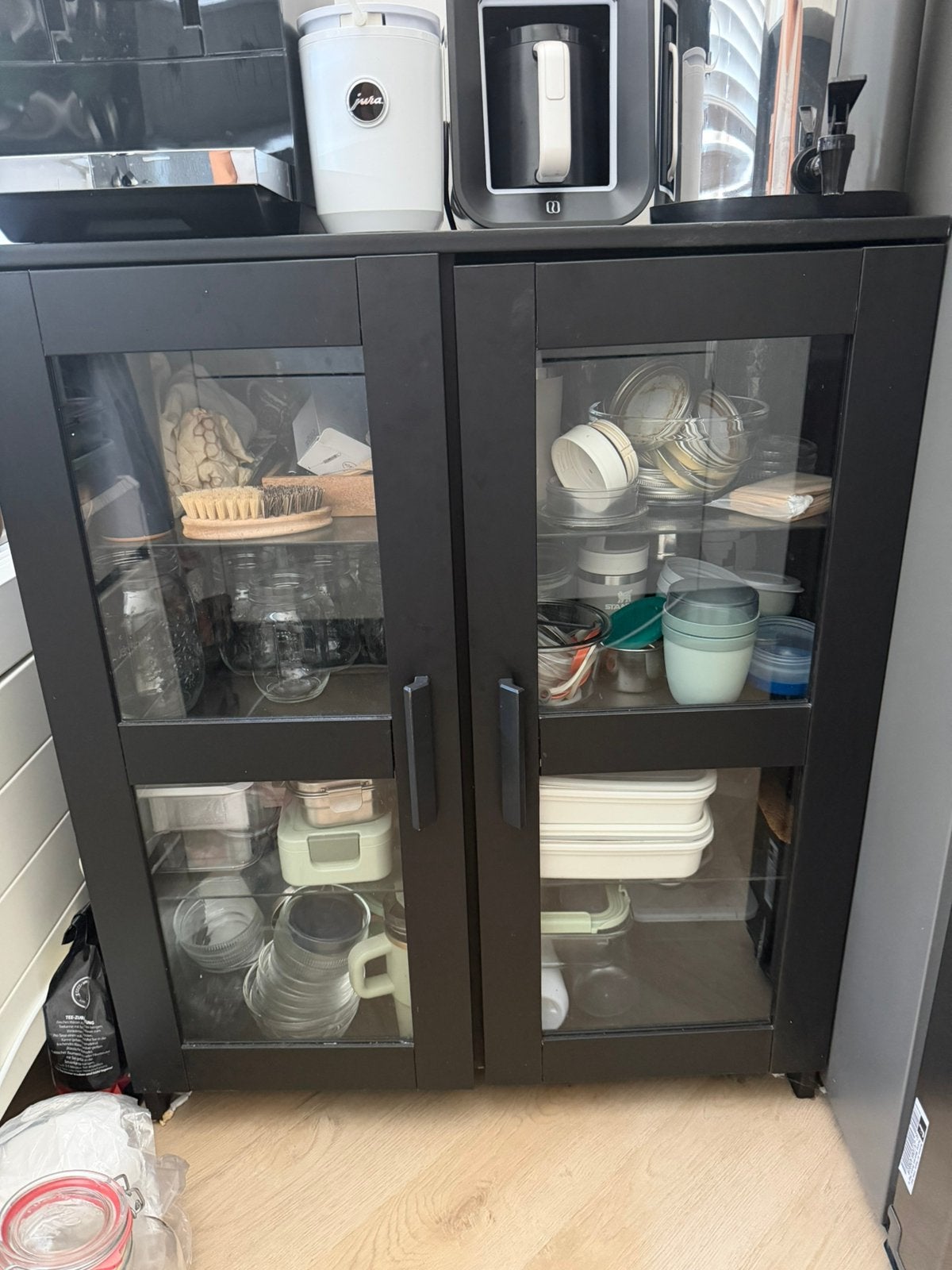 Klein vitrine kastje te koop, Ophalen, 50 tot 100 cm, Zo goed als nieuw, Minder dan 100 cm