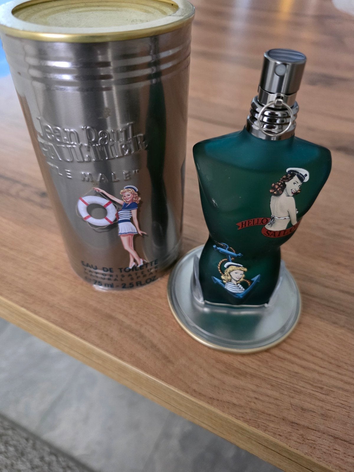 Jean Paul Gaultier Le Male In The Navy 75ml, Ophalen of Verzenden, Parfumfles, Gevuld