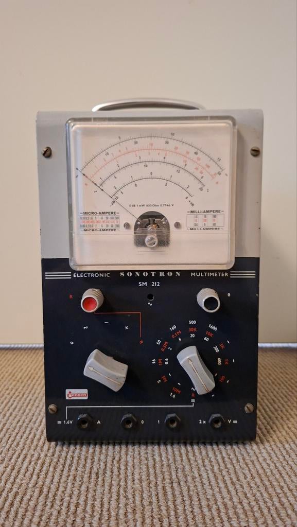 Vintage Sonotron SM-212 Elektronische Multimeter, Ophalen of Verzenden