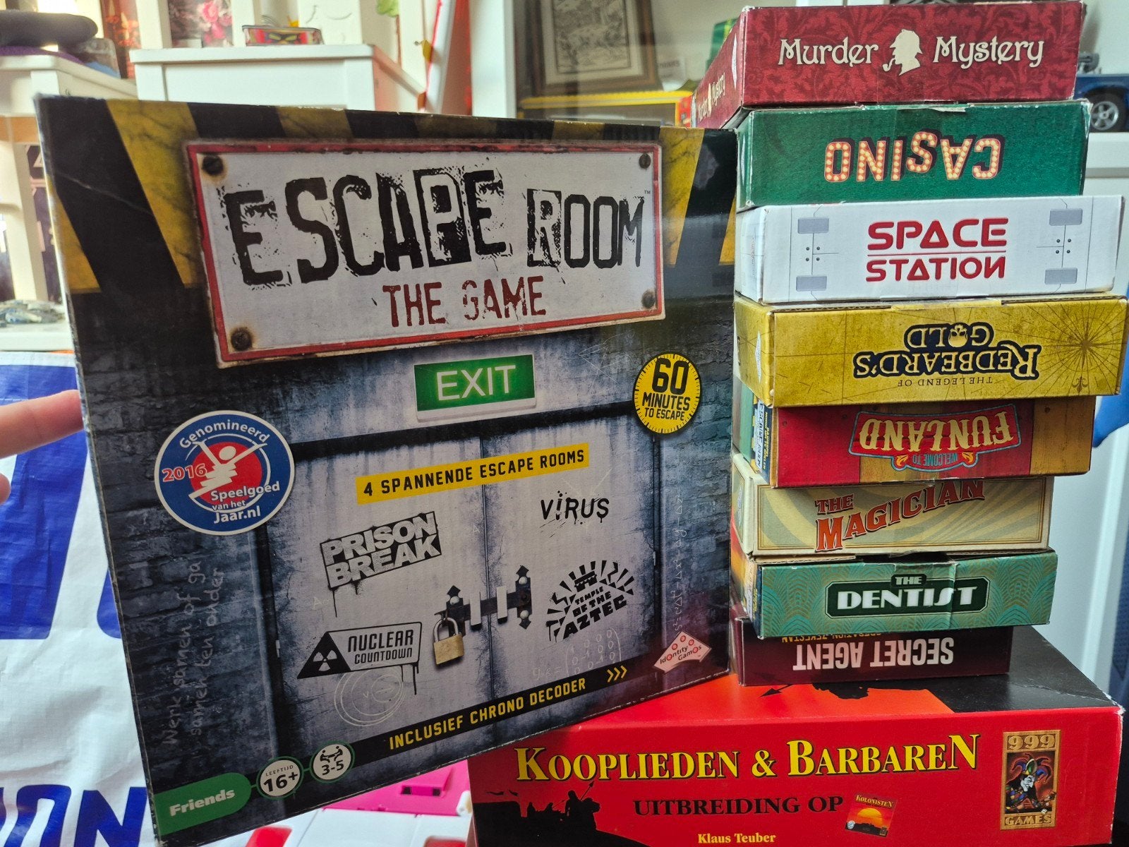 Escape Room The Game 1 uitbreidingen, Drie of vier spelers, Ophalen, Gebruikt, Friends