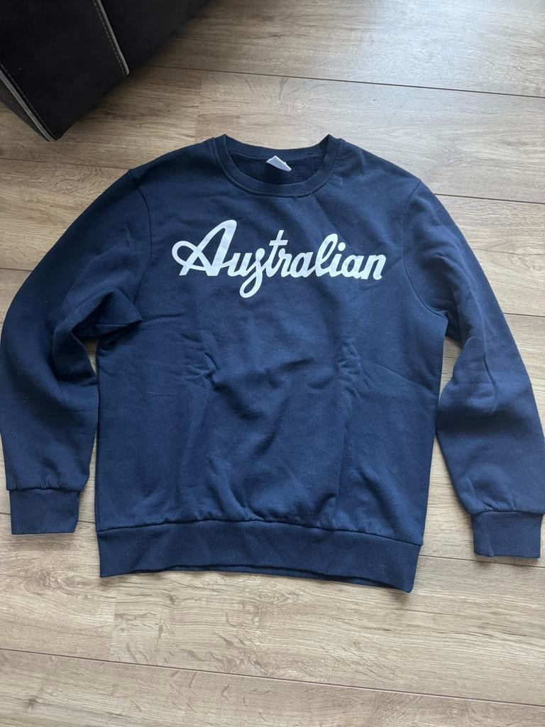 Zgan Australian donkerblauwe sweater maat XL, Ophalen of Verzenden, Zo goed als nieuw, Maat 56/58 (XL), Blauw