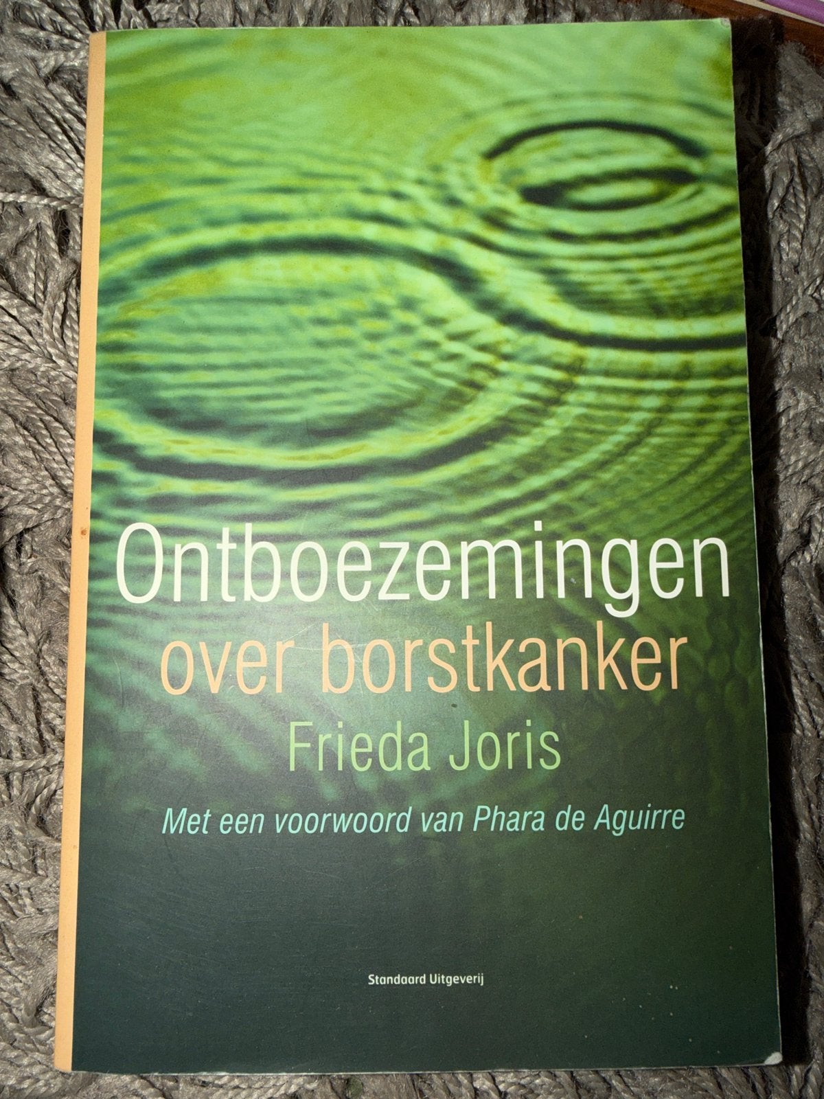 Z0.   Ontboezemingen over borstkanker - Frieda Joris, Ophalen of Verzenden, Gelezen, Ziekte en Allergie