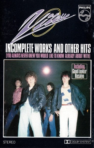 Vitesse – Incomplete Works And Other Hits Cassette, Ophalen of Verzenden, Nieuw in verpakking, Pop, 1 bandje