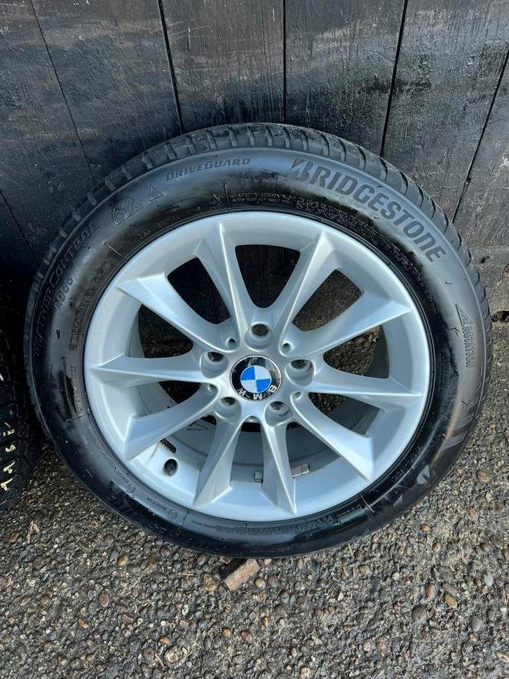 Originele BMW 1 2 serie velgen style 411 16? 5x120 allseason, Auto-onderdelen, Niet ingevuld, Gebruikt, 16 inch, Banden en Velgen