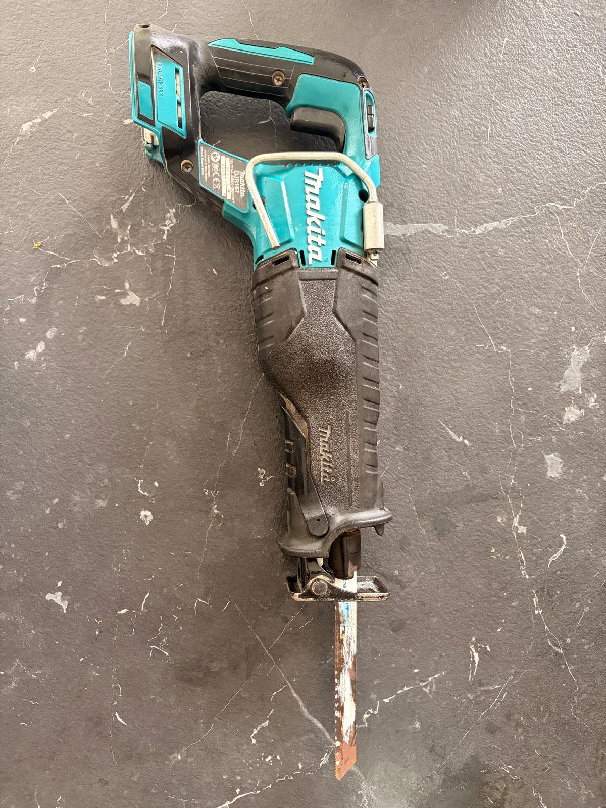 Makita DJR187 Reciprozaag 18V - Zonder Accu, Doe-het-zelf en Verbouw, Gereedschap | Zaagmachines, Ophalen, Gebruikt, 70 mm of meer