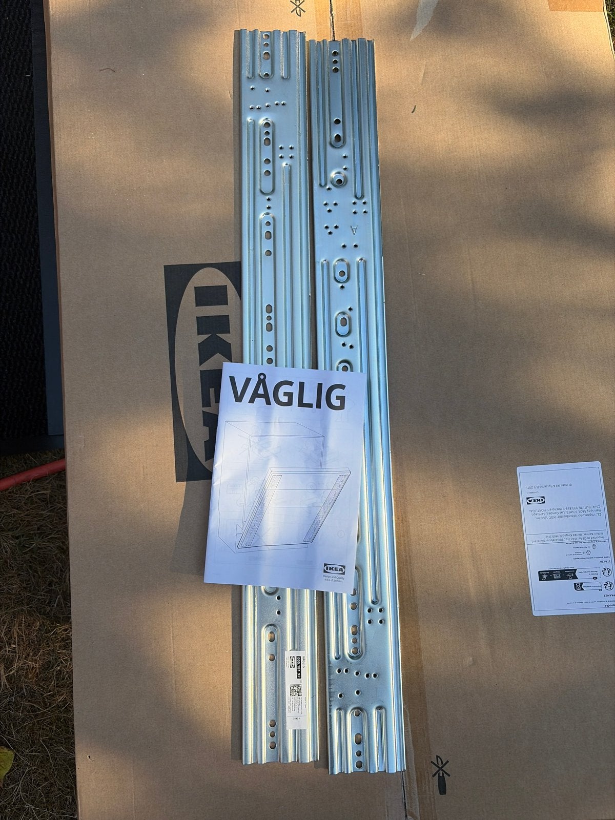IKEA VÅGLIG Montage rail front vaatwasser, Ophalen, Nieuw