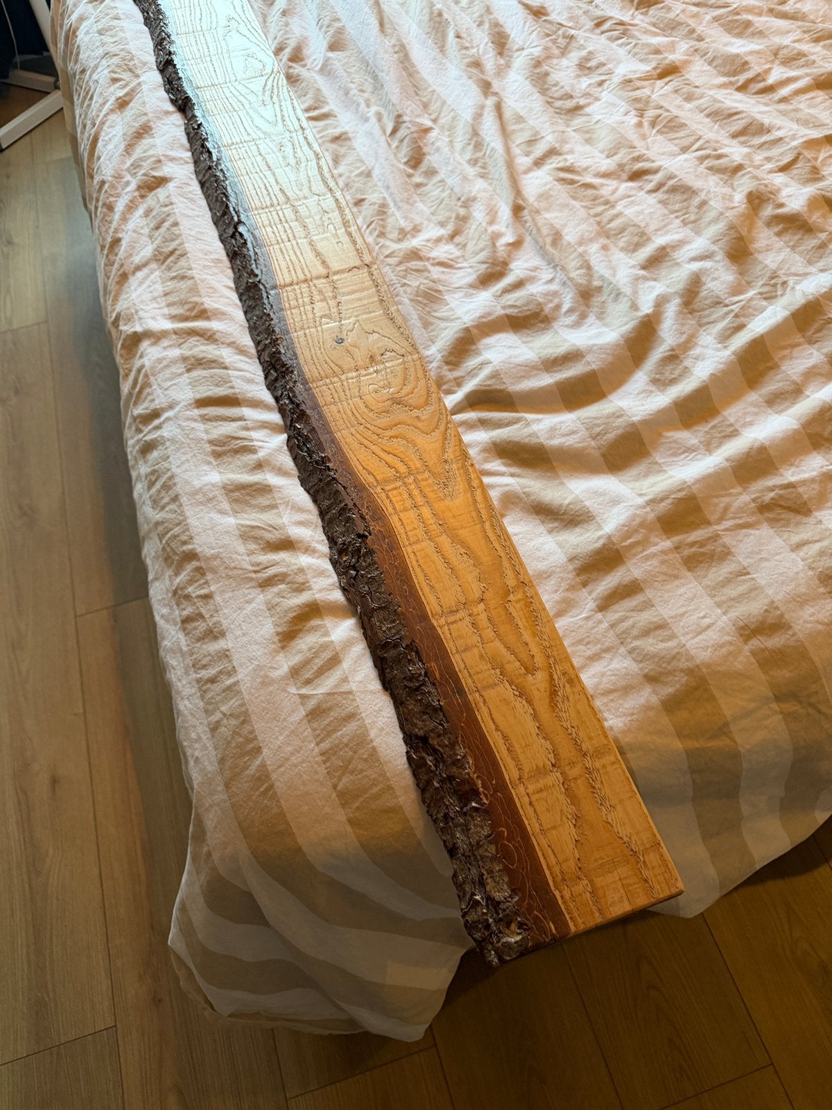Boomstam plank, Ophalen, Zo goed als nieuw