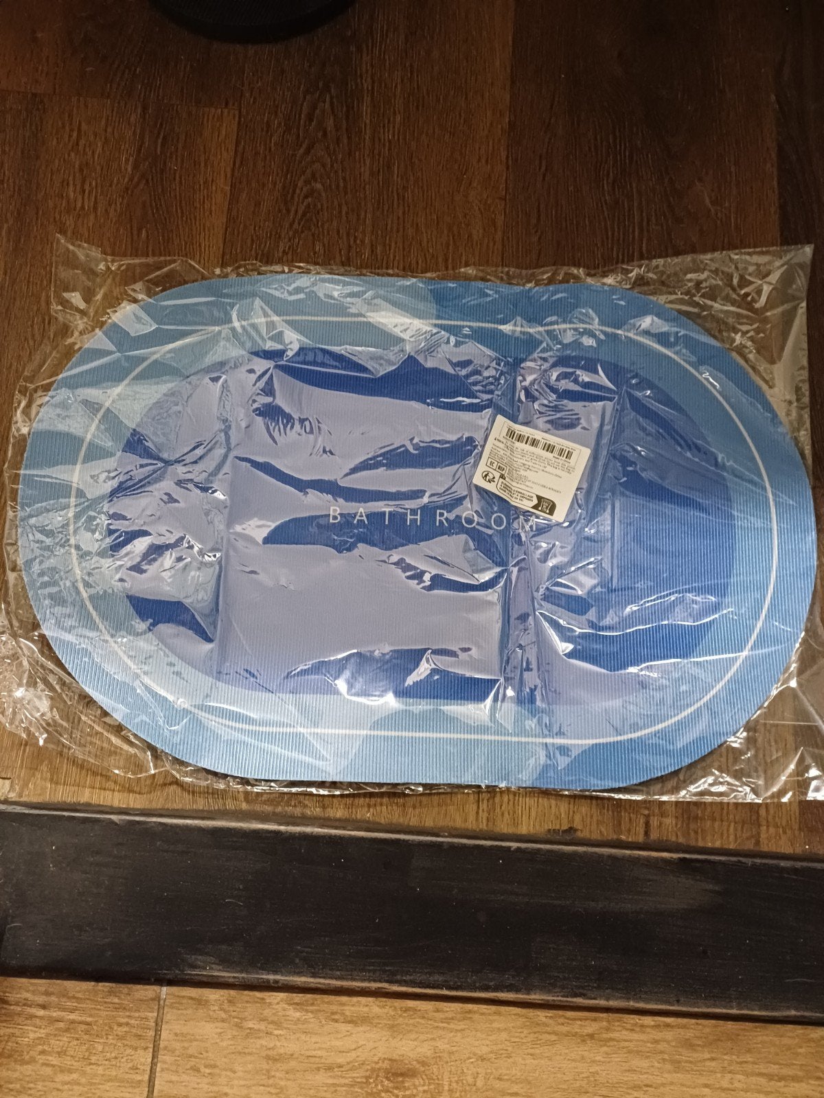 Nieuwe blauwe antislip badmat - Veilig en comfortabel, Ophalen of Verzenden, Nieuw, Blauw, Badmat