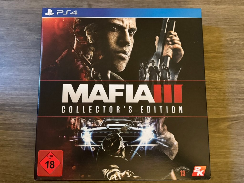 PS4 Mafia III Collectors Edition (Mafia 3) (Nieuw), Spelcomputers en Games, Avontuur en Actie, Vanaf 18 jaar, 1 speler, Nieuw