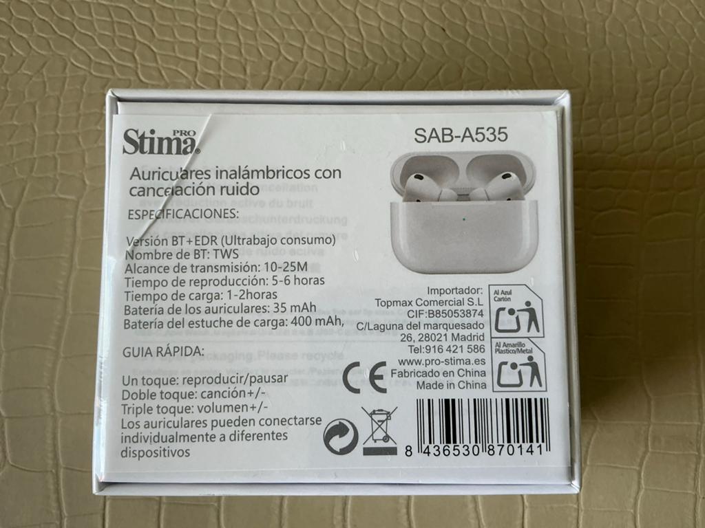 Stima Pro SAB-A535 Draadloze Oordopjes met Ruisonderdrukking, Audio, Tv en Foto, Koptelefoons, Overige merken, Nieuw, Draadloos