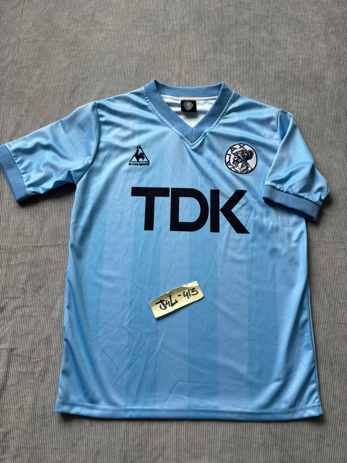 Ajax shirt 82/84 TDK retro shirt le coq sportif afca fside, Verzenden, Zo goed als nieuw, Buitenlandse clubs, Shirt