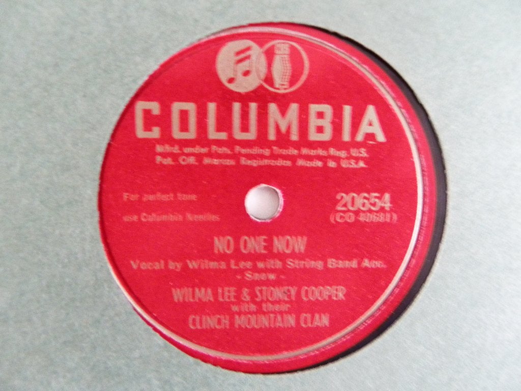 78 Toerenplaat Wilma Lee & Stony Cooper, 10 inch, Originele persing, Ophalen of Verzenden, Zo goed als nieuw
