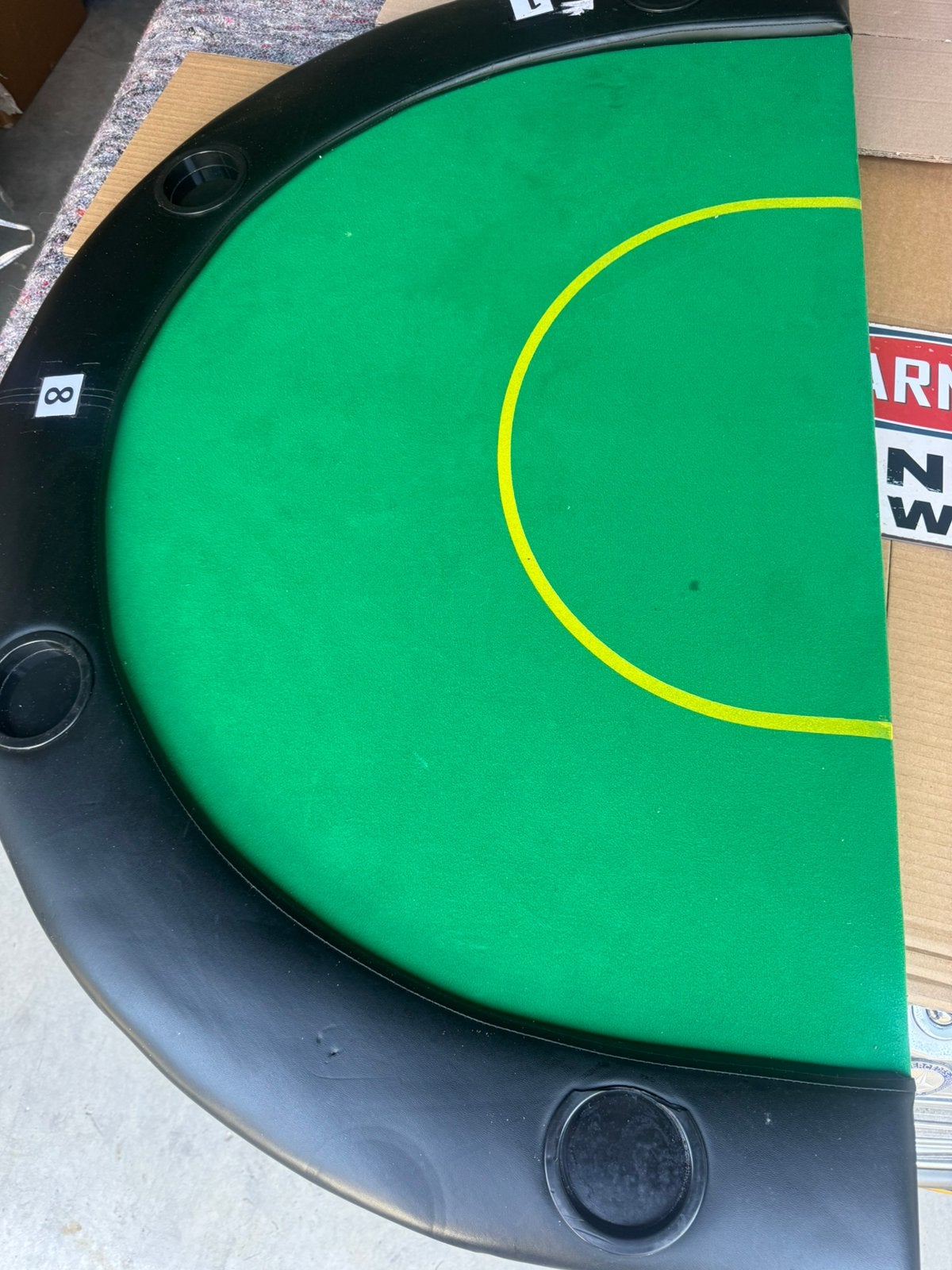 Tafelblad poker, Ophalen, Gebruikt