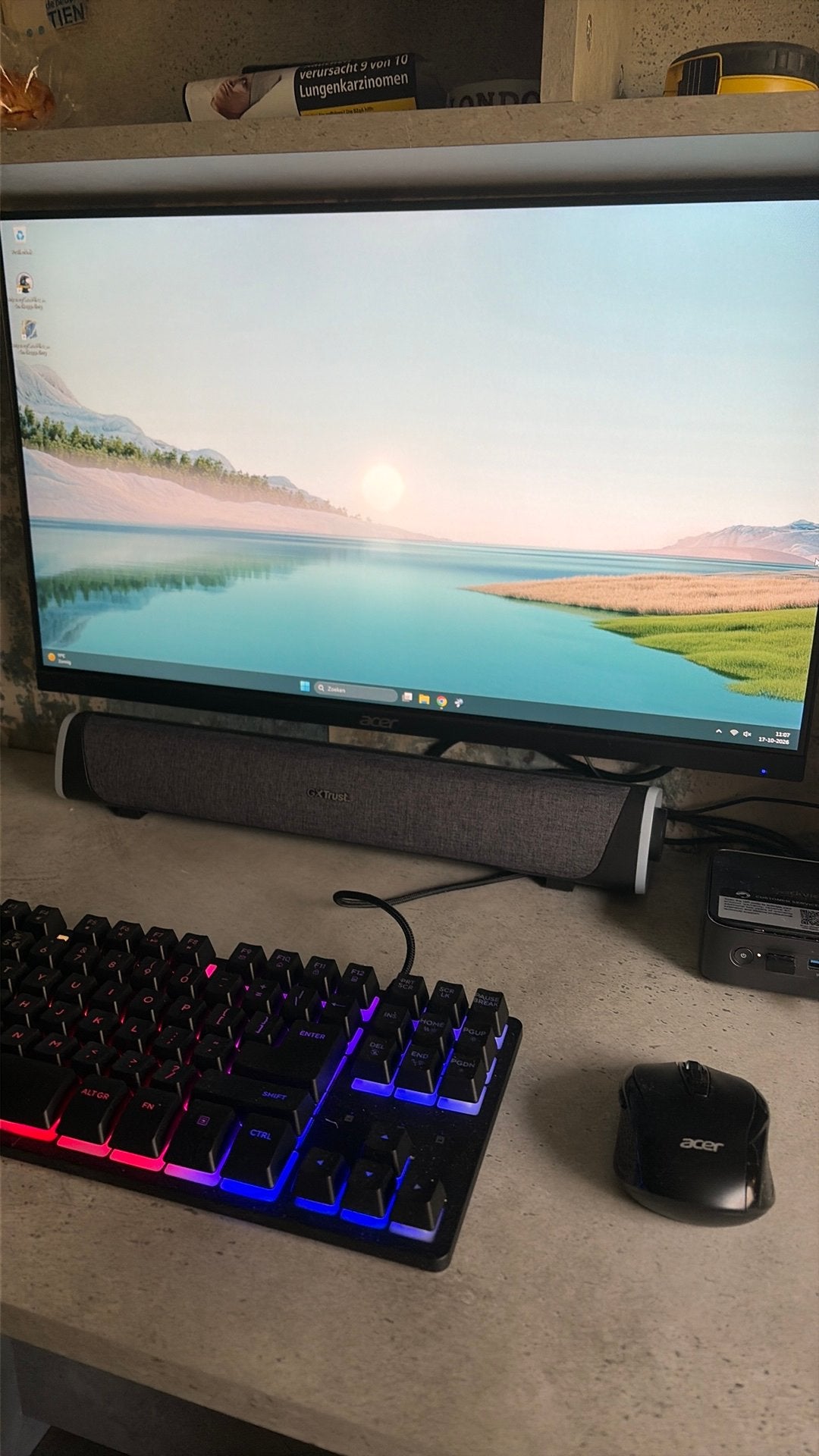 acer 24inch monitor full hd, Ophalen, HDMI, IPS, Full HD