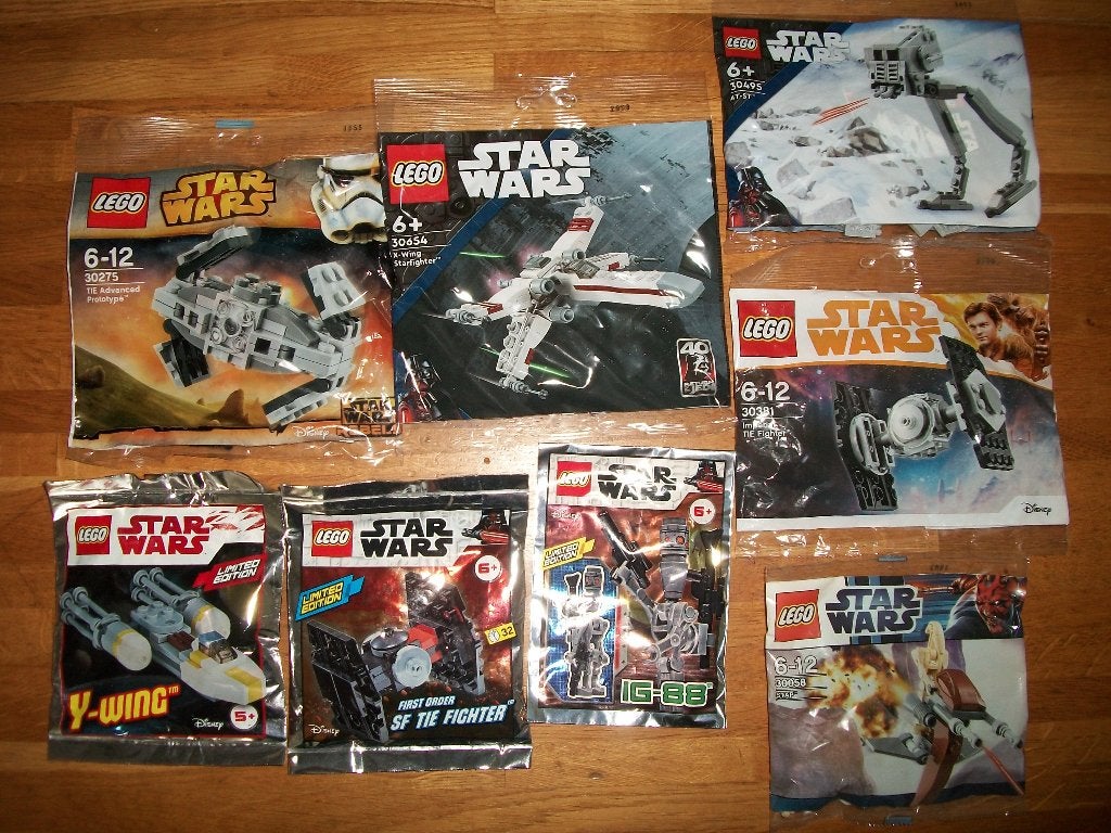 Star Wars polybag oa 30381 30275 30654 30495 30058 911730, Star Wars, Inclusief instructies, Lego, Nieuw