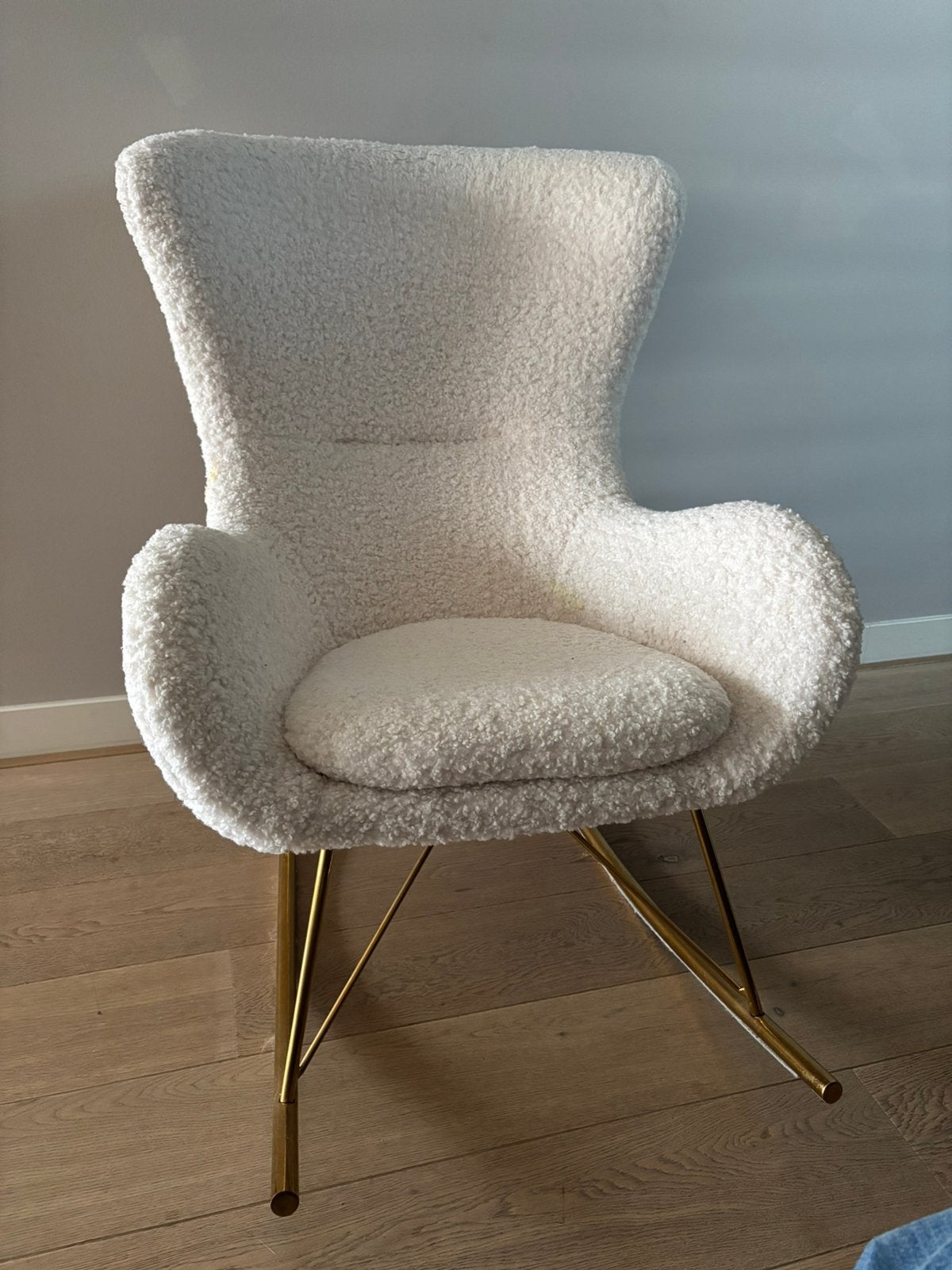 Westwing schommelstoel, Ophalen of Verzenden, Zo goed als nieuw, Stof, 50 tot 75 cm