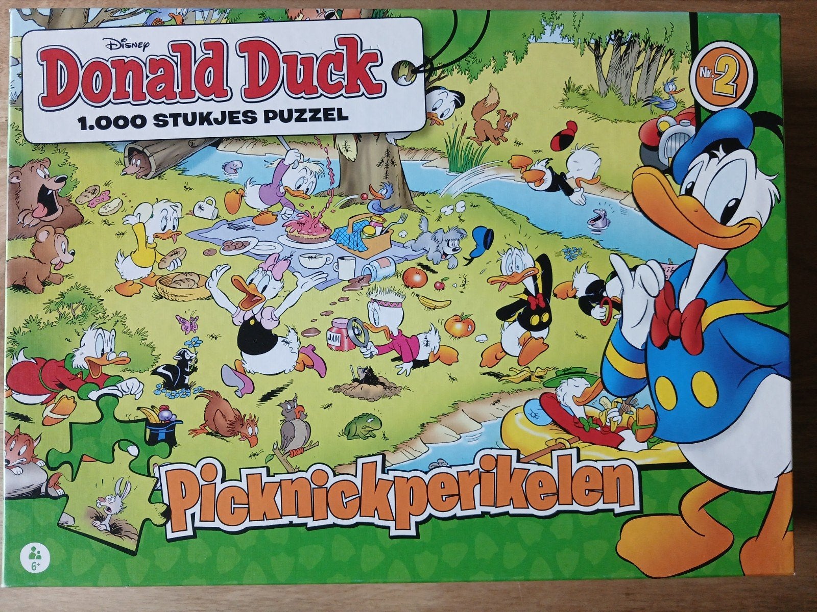 Donald duck puzzel, Ophalen, 500 t/m 1500 stukjes, Zo goed als nieuw