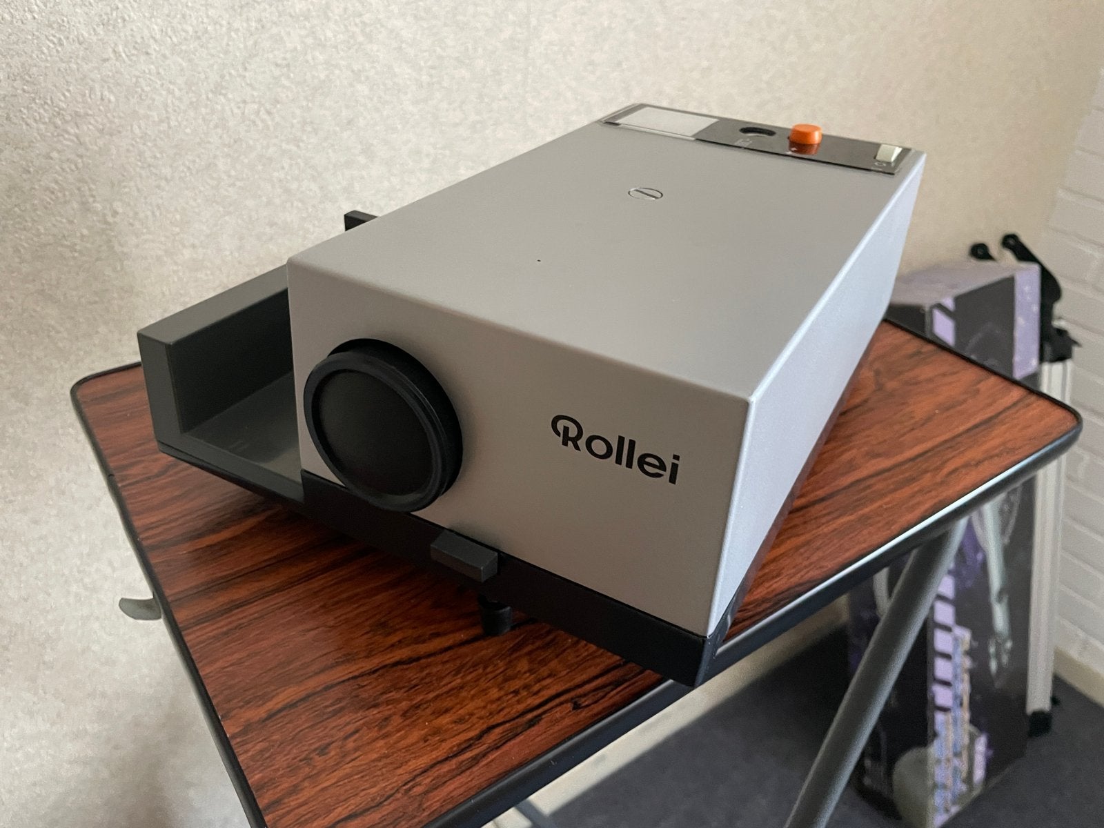 Rollei P 350 A autofocus diaprojector met accessoires, Ophalen of Verzenden, Gebruikt