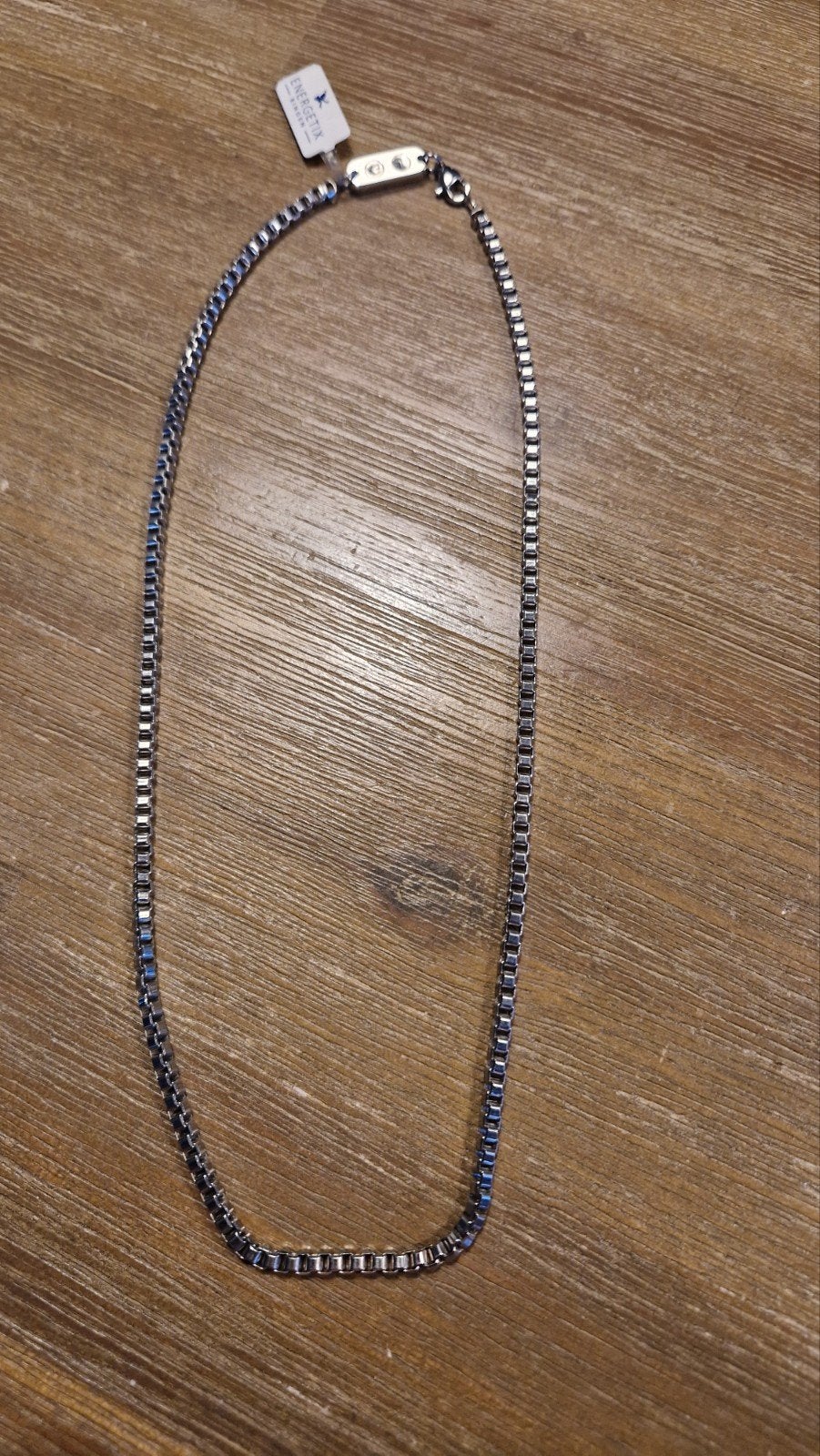 Mooie ketting Energetix, Sieraden, Tassen en Uiterlijk, Kettingen, Ophalen of Verzenden, Nieuw, Zilver