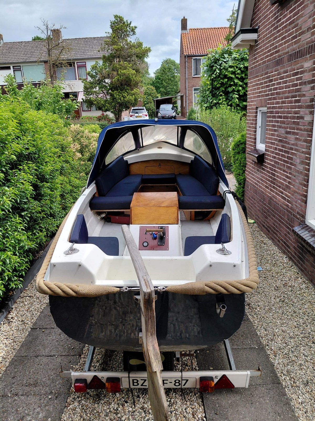 5m Sloep met 6pk Petter dieselmotor en trailer, Watersport en Boten, Ophalen, Gebruikt, Binnenboordmotor, Diesel