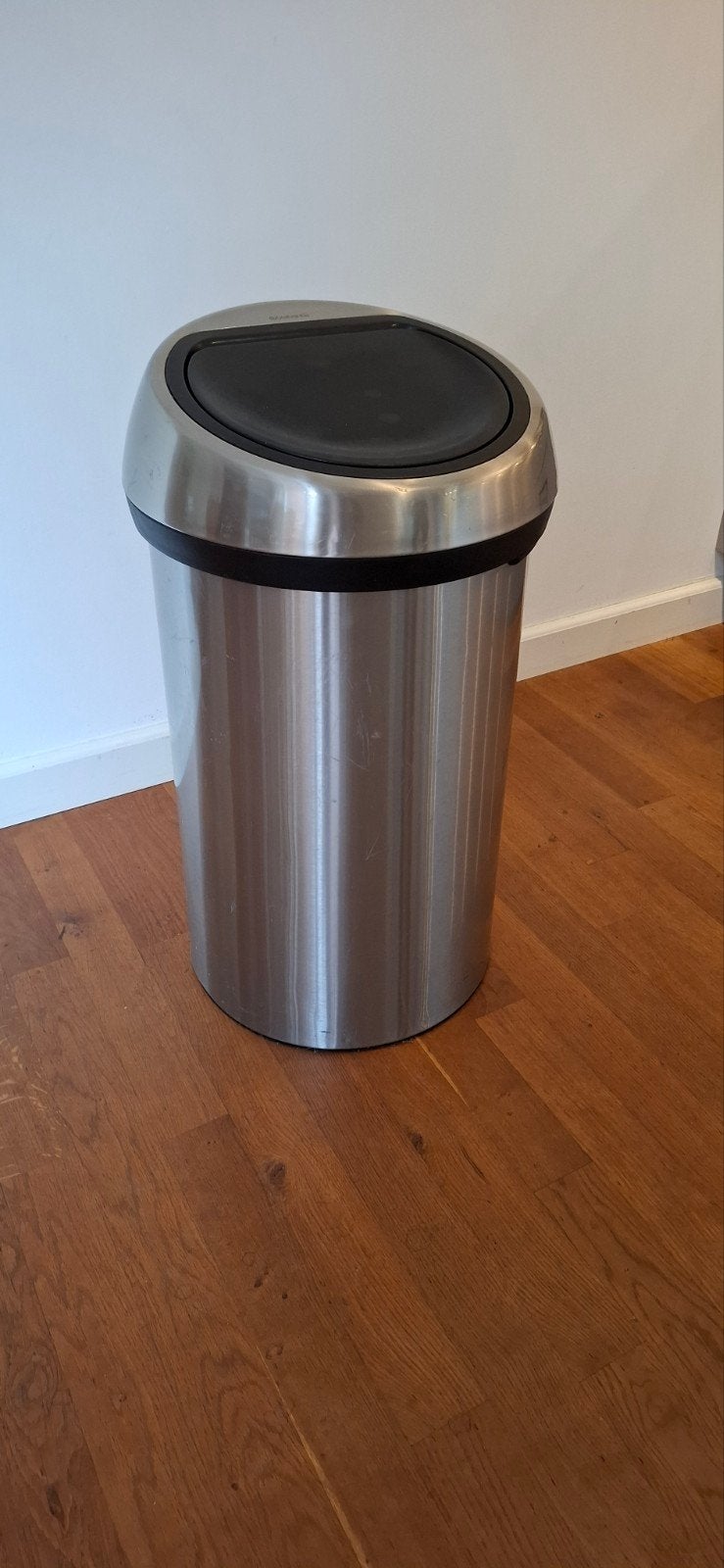 Brabantia Touch Bin 60 liter prullenbak, Ophalen, Gebruikt, 40 liter of meer, 75 – 100