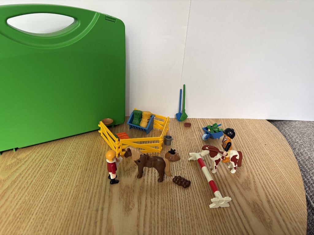 Playmobil Meeneemkoffer 5893 - Paarden en Ruiters, Gebruikt, Complete set, Ophalen of Verzenden, Country