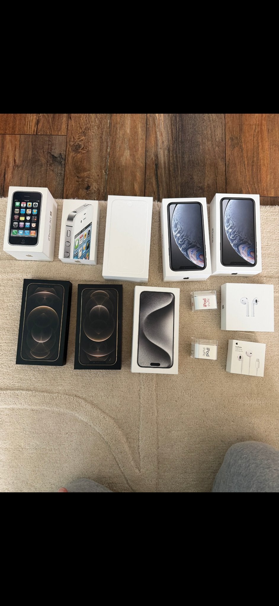 Diverse lege Apple doosjes (iPhone, iPod, AirPods), Ophalen of Verzenden, Gebruikt, Overige typen, Apple