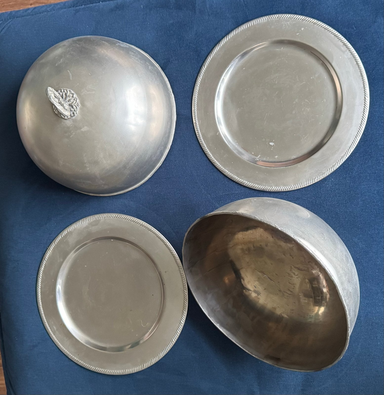2x Cloche met onderschaal, Ophalen