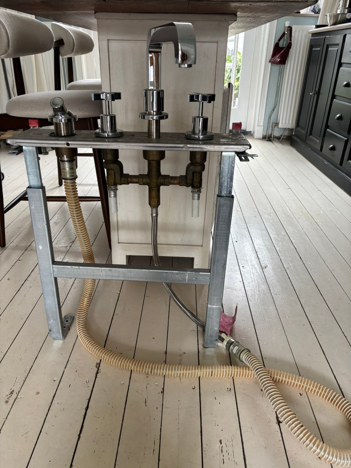 AXOR Hansgrohe Starck 4-gats Badrandcombinatie voor Inbouw, Ophalen of Verzenden, Zo goed als nieuw, Chroom, Bad