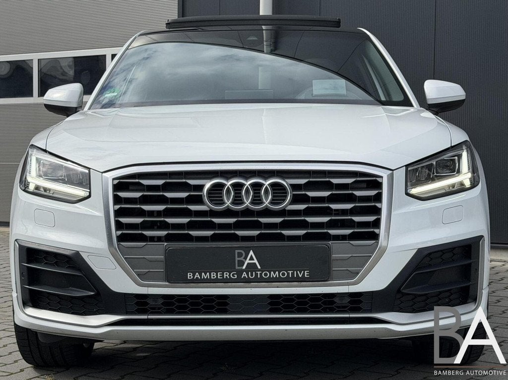 Audi Q2 1.4TFSI CoD S-Line|pano|virtual|lB&O|stoelverwarming, Auto's, Audi, Q2, 4 cilinders, Wit, Handgeschakeld