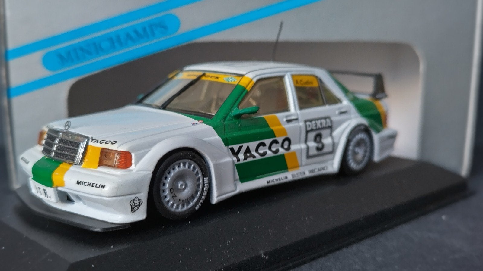 Mercedes Benz 190 Evo2 Yacco DTM 92 Rosberg Minichamps Pol, Auto, Verzenden, ., Nieuw