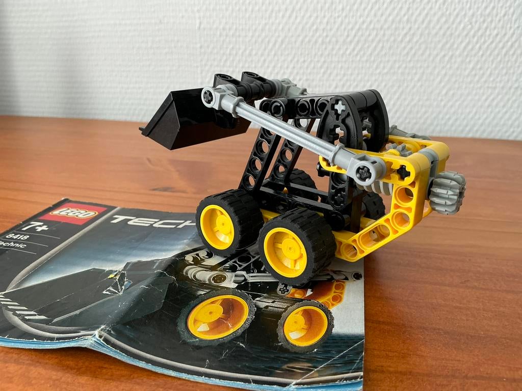 Lego 8418 Mini Loader 2 in 1 voertuigen, Ophalen of Verzenden, Gebruikt, Complete set, Lego