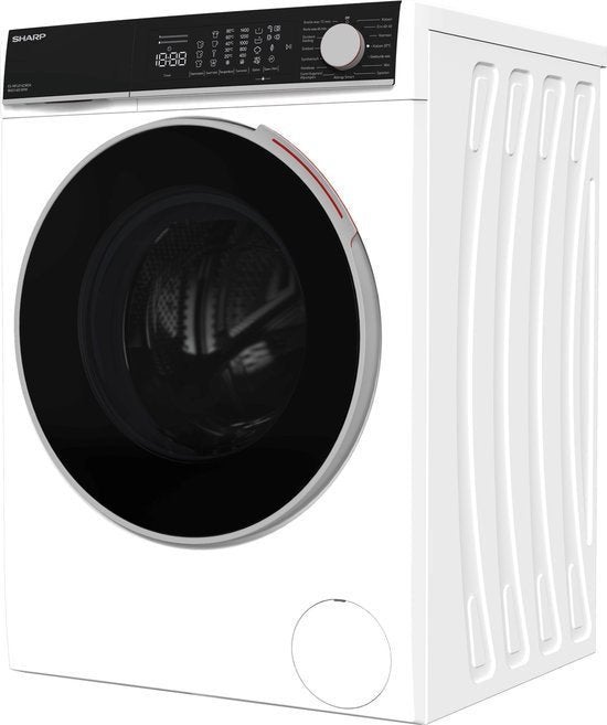 Sharp wasmachine ES-NFL814CWDA-BX - Wit, 1200 tot 1600 toeren, Papendorpseweg 75 3528 BJ Utrecht, Minder dan 85 cm, 8 tot 10 kg