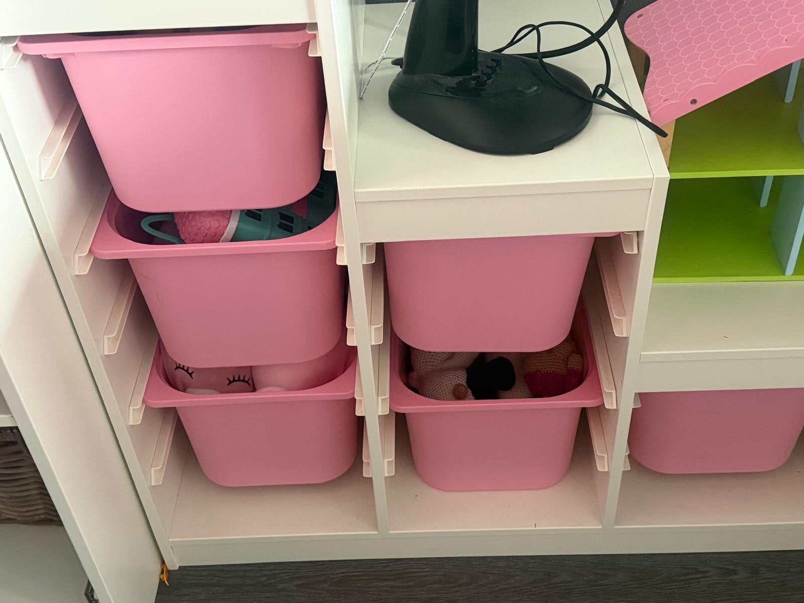 IKEA Trofast opbergkast met roze bakken, Ophalen, Gebruikt, Kast
