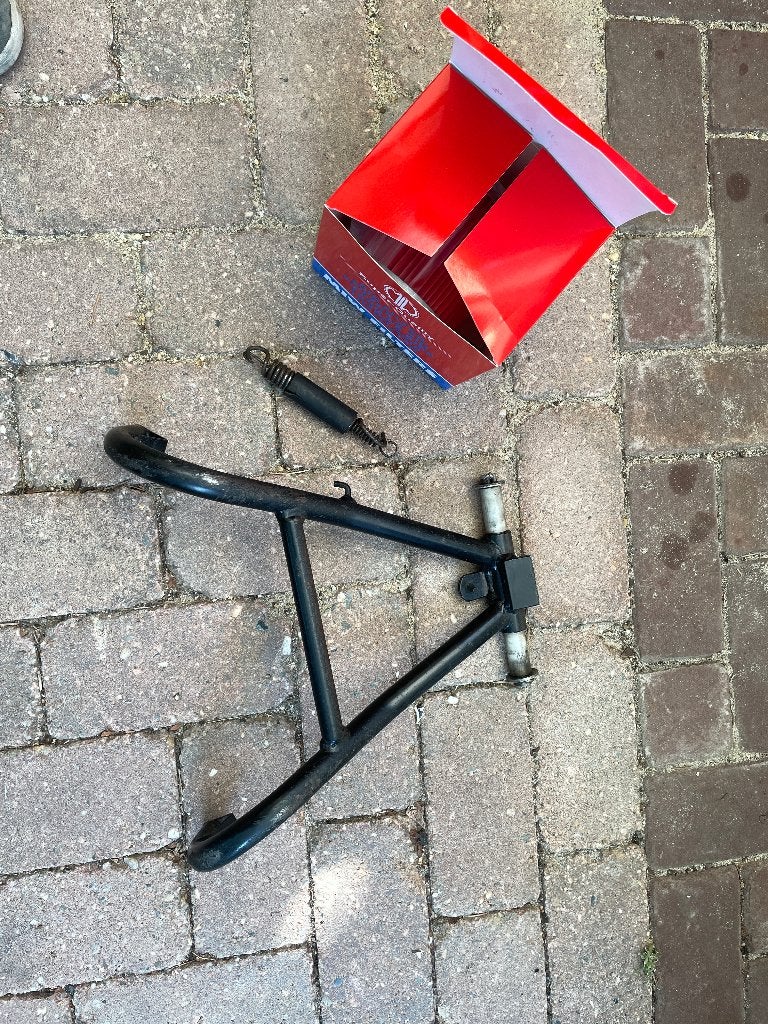 Middenbok standaard Africa Twin XRV750 RD04, Ophalen of Verzenden, Gebruikt