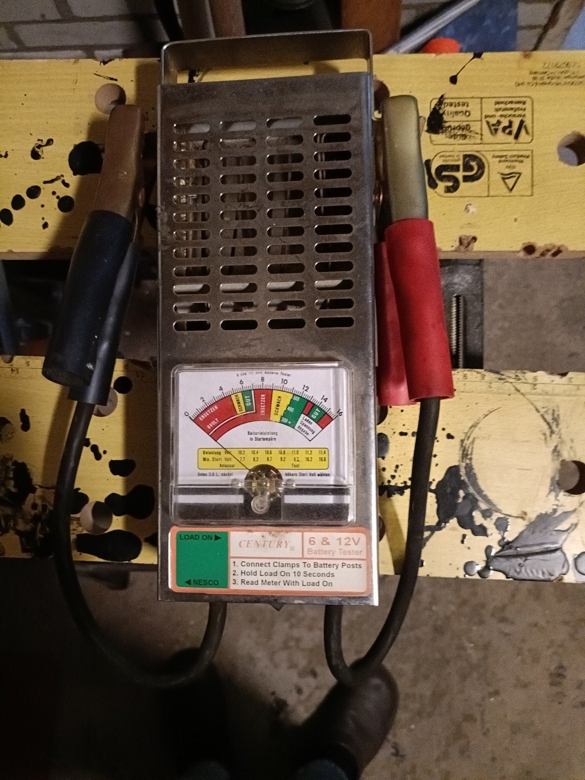 Century accu tester., Ophalen