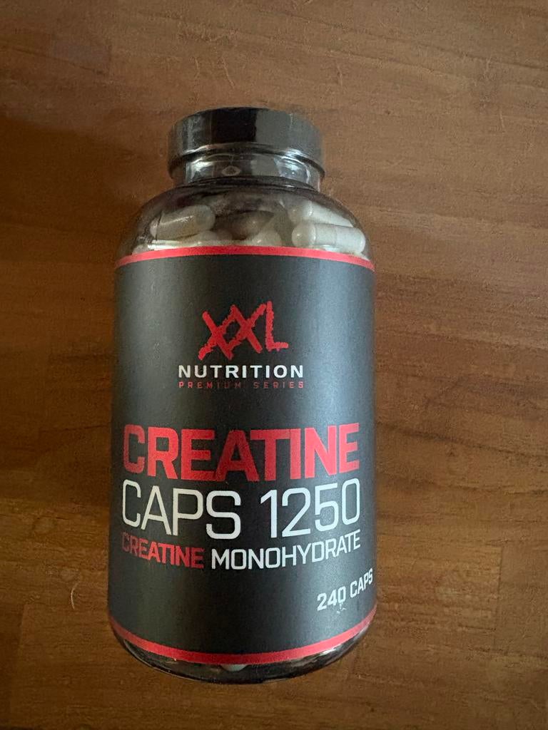 XXL Nutrition Creatine Caps 1250 - 240 caps sealed, Ophalen of Verzenden, Nieuw, Poeder of Drank
