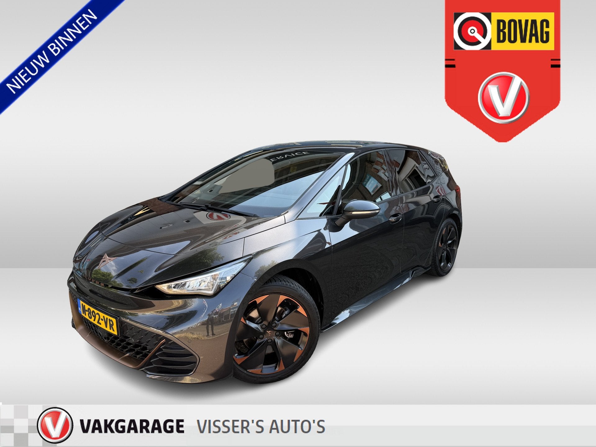 CUPRA Born Adrenaline One 62 kWh | stoelverwarming | stuurve, Auto's, Automaat, 421 km, Achterwielaandrijving, Gebruikt