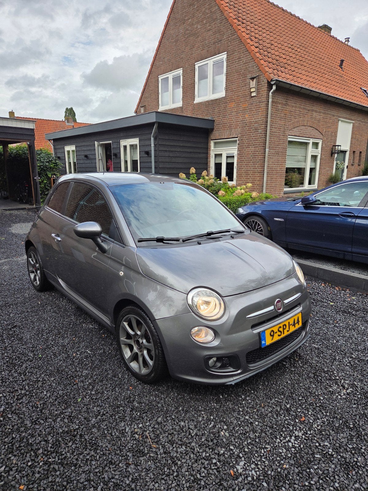 Fiat 500 0.9 85pk Twinair Turbo 2013 Grijs kmstand 116845, Auto's, Voorwielaandrijving, 31 €/maand, 905 kg, Origineel Nederlands