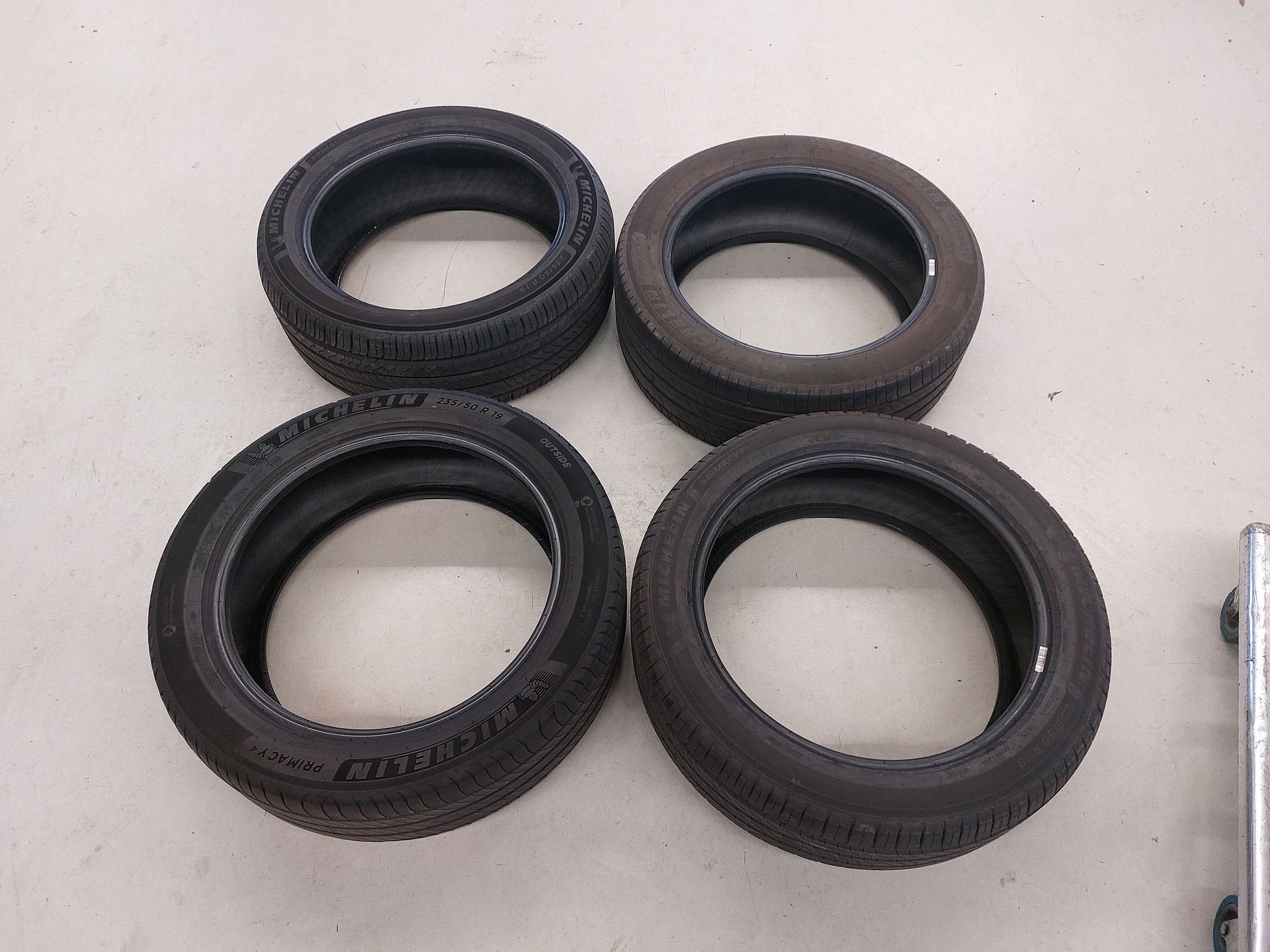 Banden set 4x 235-50-19 Michelin Primacy 4 S1 zomer, Gebruikt, -, -, 235 mm
