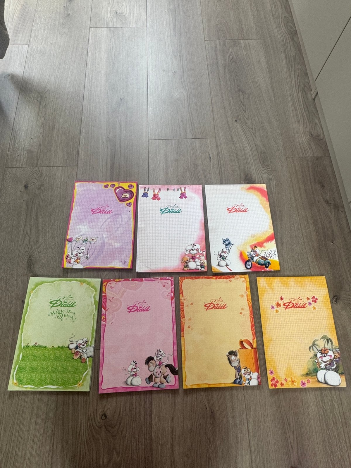 Diddl A4 blokken, Ophalen of Verzenden, Verschillende figuren, Zo goed als nieuw, Papier, Kaart of Schrift