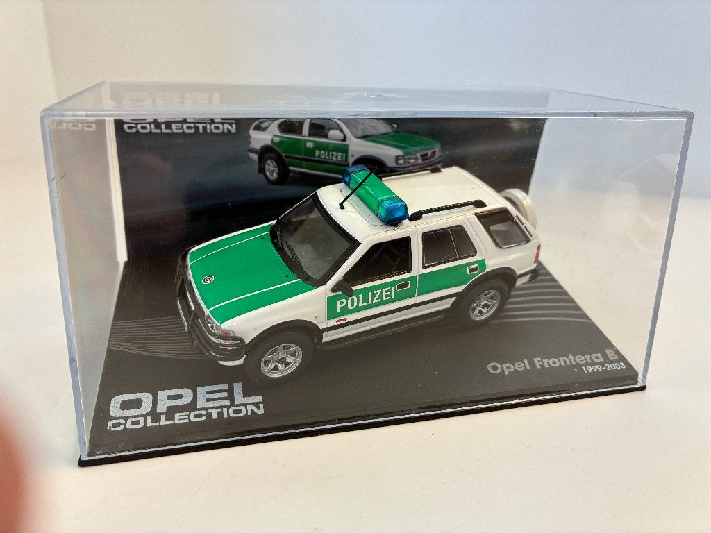 28088: Opel Frontera B "Polizei" - 1999-2003 - Atlas 1:43, Auto, Ophalen of Verzenden, Zo goed als nieuw, Bachsatztstr. 54 D 72131 Ofterdingen, Germany