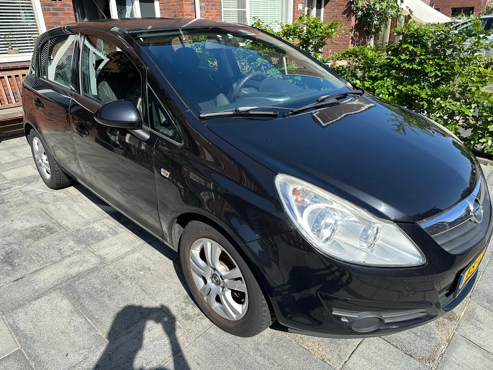 Opel Corsa 1.2 2008 NAP | AIRCO | APK | CRUISE | 5DEURS, Voorwielaandrijving, Stof, Zwart, 4 cilinders