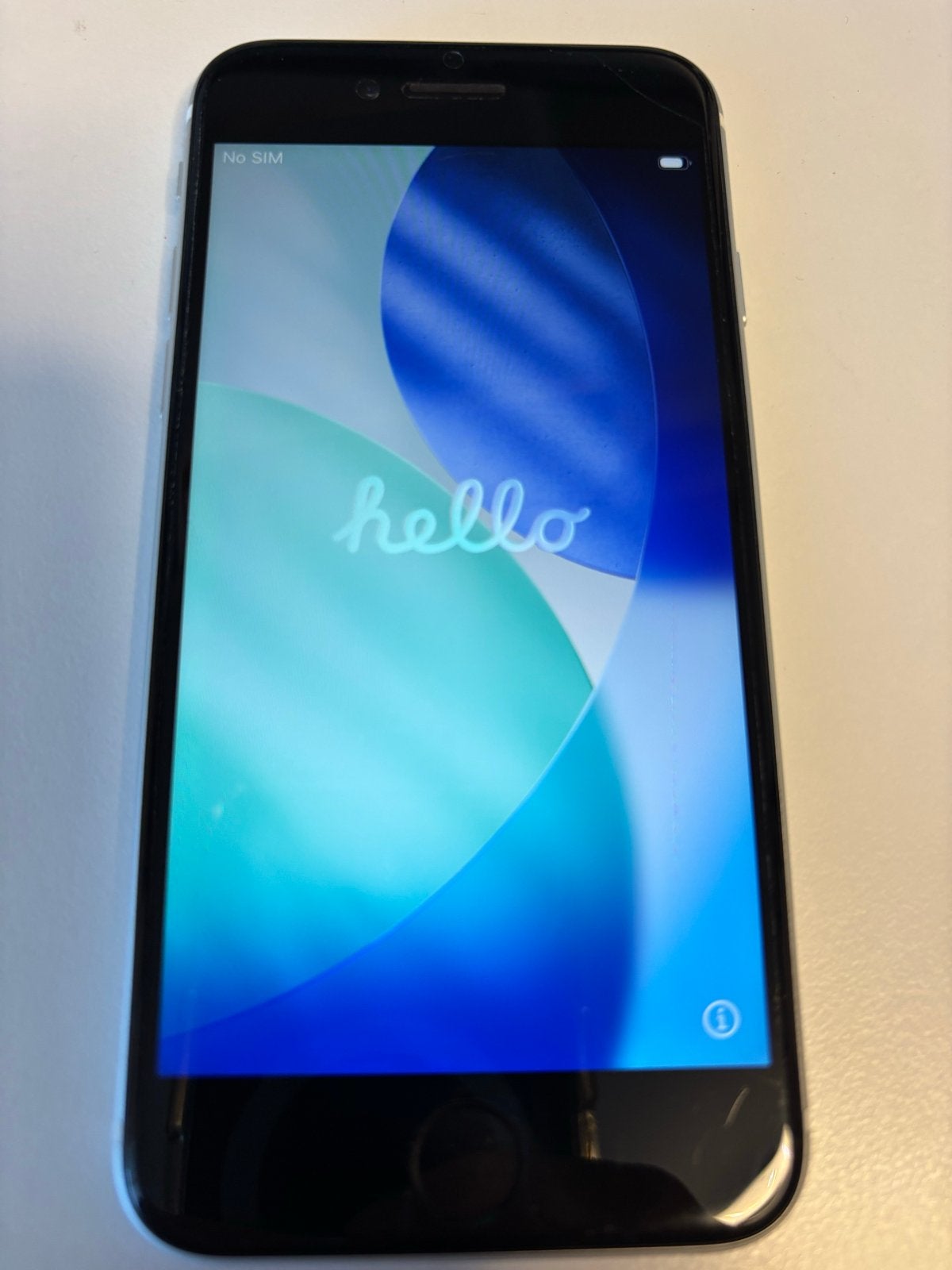 iPhone SE (2020) - Homeknop defect, batterij 74%, Telecommunicatie, Mobiele telefoons | Apple iPhone, Gebruikt, Wit, Ophalen of Verzenden