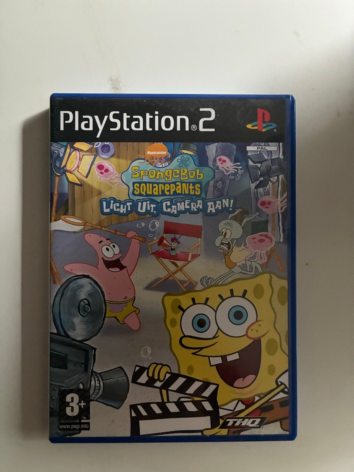 SpongeBob SquarePants: Licht Uit, Camera Aan! PS2, Gebruikt, 1 speler, Ophalen of Verzenden, Vanaf 3 jaar