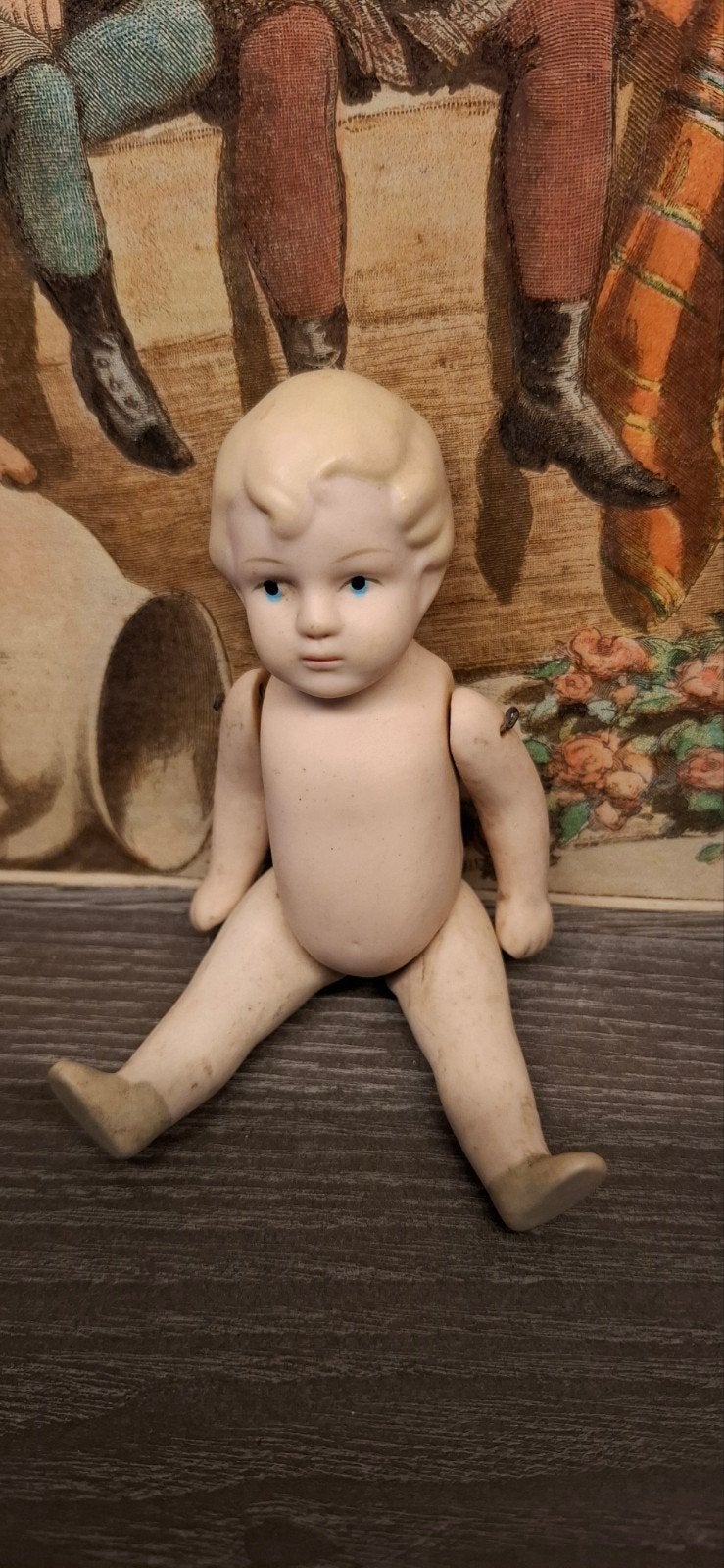 Brocante popje, Ophalen of Verzenden