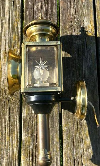 Antieke koetslamp, Ophalen of Verzenden