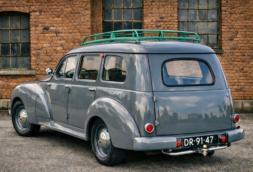 Peugeot 203 Commercial 1953 Volledig Gerestaureerd., Voorwielaandrijving, Trekhaak, Stationwagon, Handgeschakeld