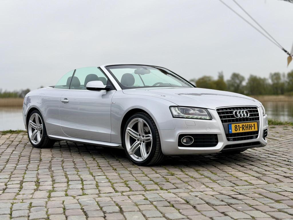Audi A5 Cabriolet 1.8 TFSI Pro Line S|B&O|Nek en Stoel verwa, Euro 5, Gebruikt, Zwart, 4 cilinders