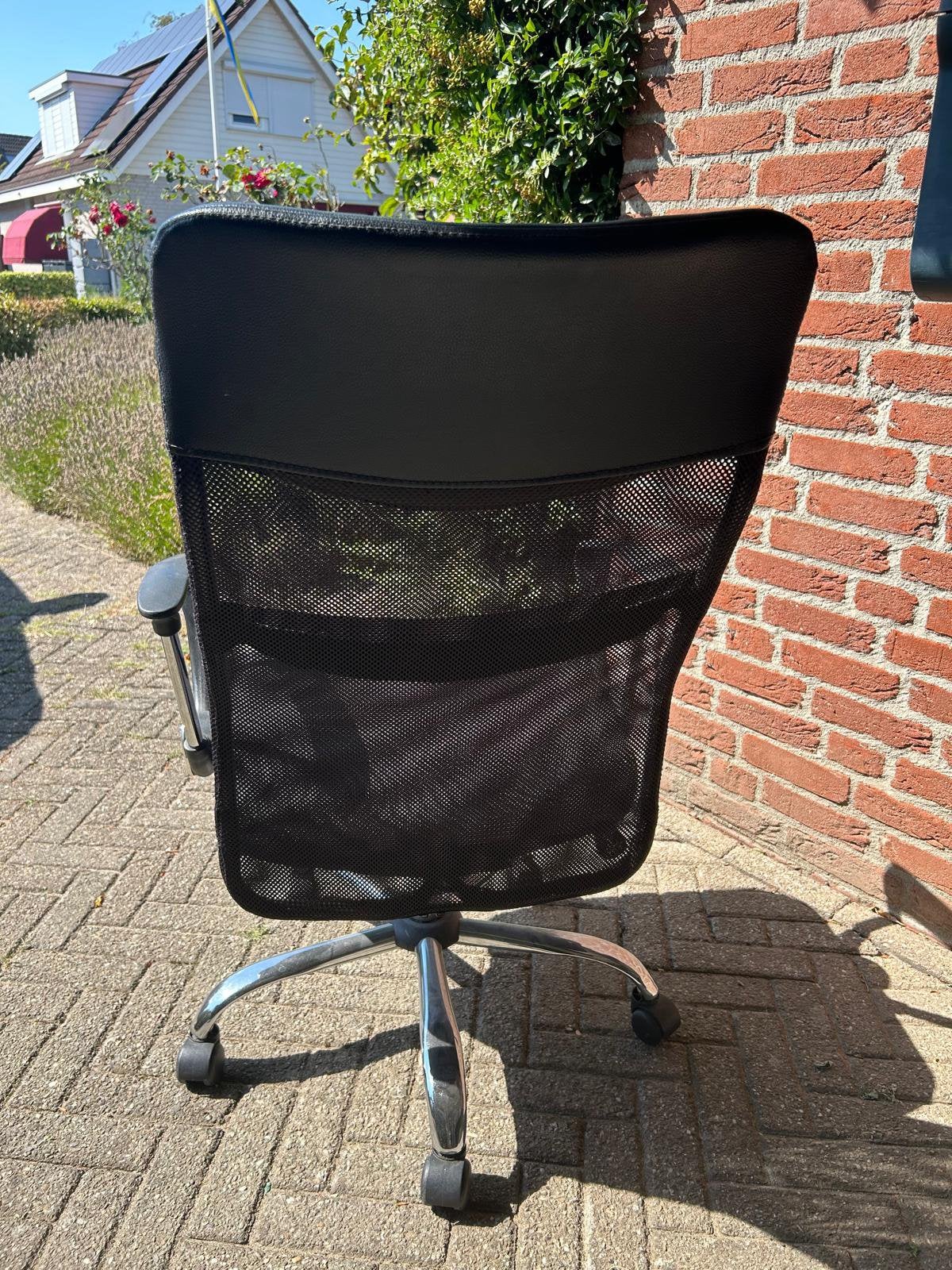 Bureaustoel, Huis en Inrichting, Ophalen, Zo goed als nieuw, Zwart, Bureaustoel